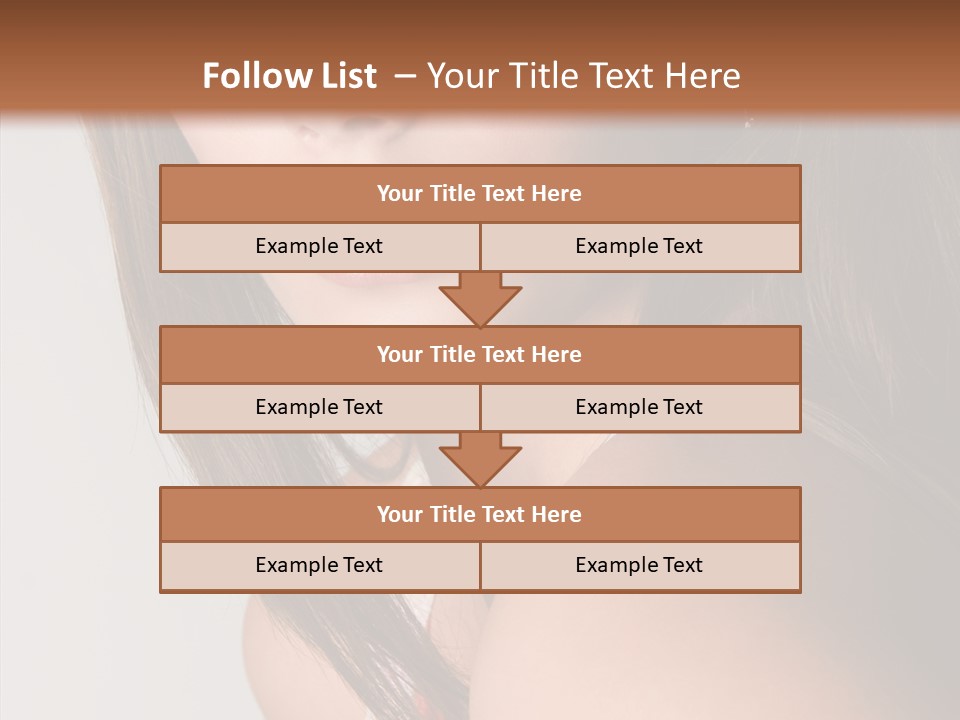 Face Smooth Beauty PowerPoint Template