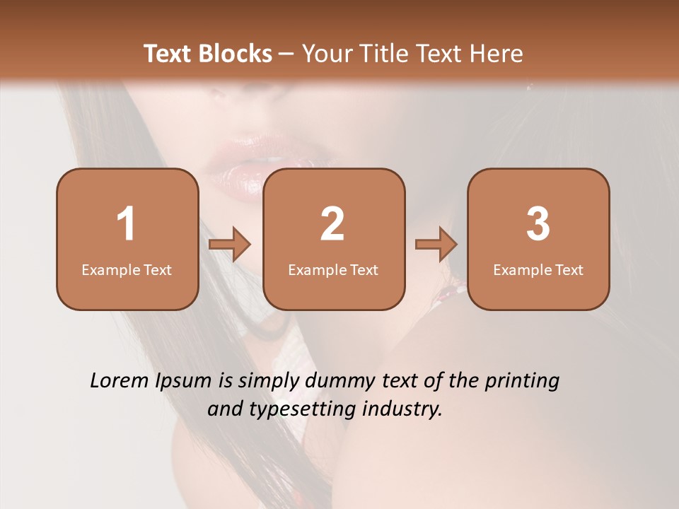 Face Smooth Beauty PowerPoint Template