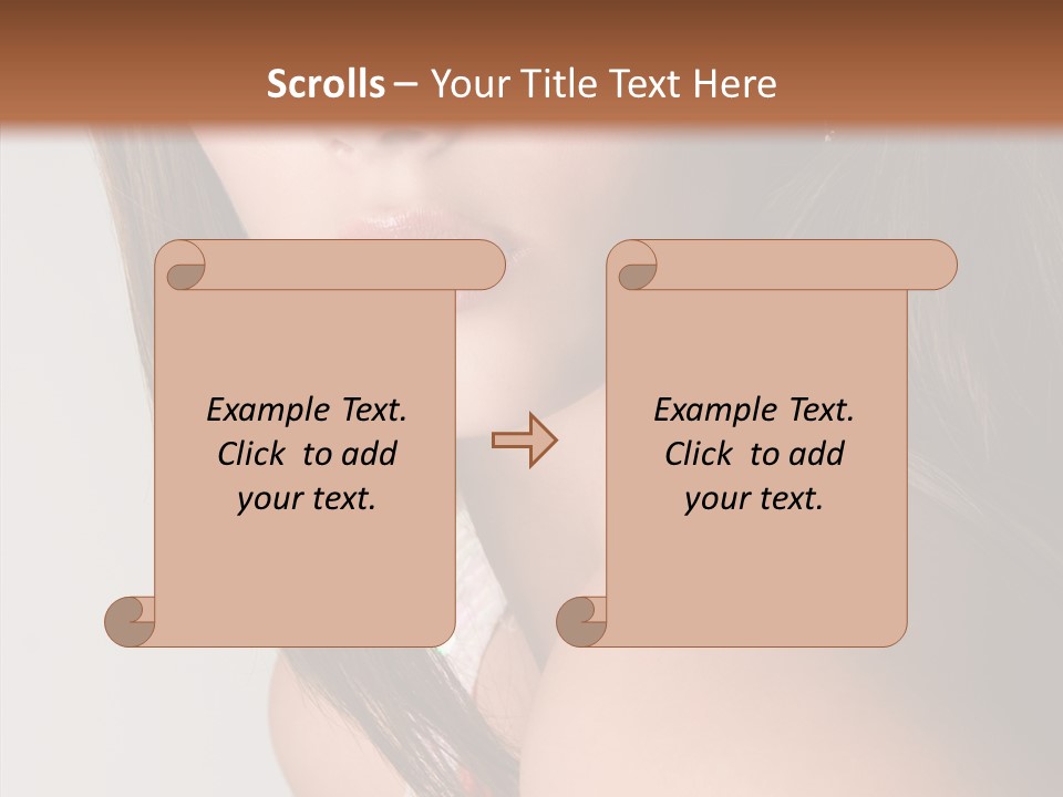 Face Smooth Beauty PowerPoint Template