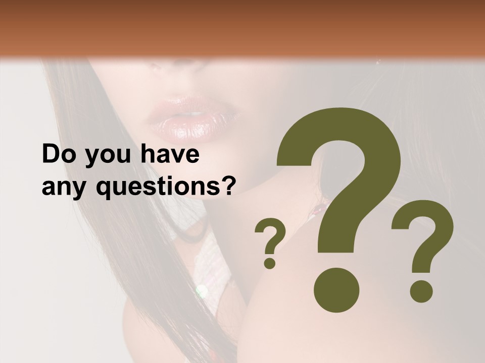 Face Smooth Beauty PowerPoint Template