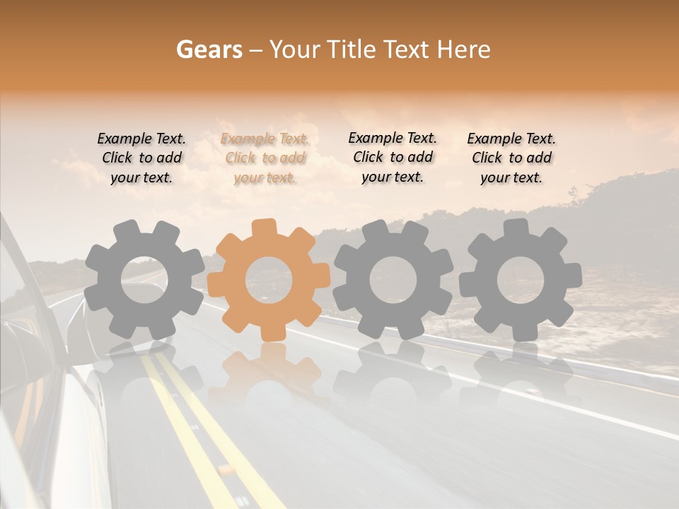 Background Cloud Rural PowerPoint Template