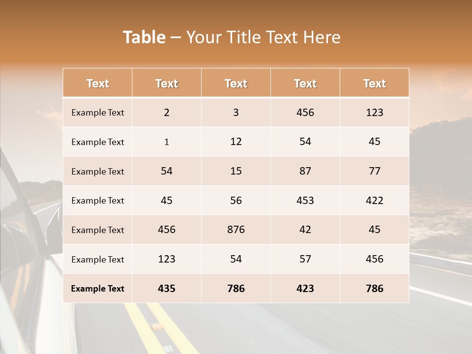Background Cloud Rural PowerPoint Template