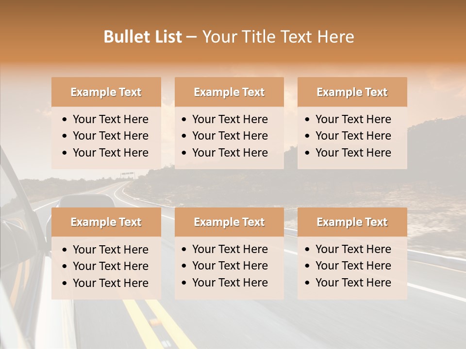 Background Cloud Rural PowerPoint Template