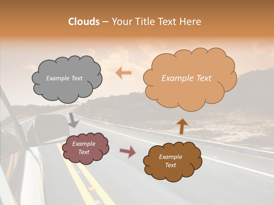 Background Cloud Rural PowerPoint Template