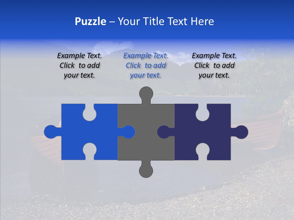 Landscape Lake England PowerPoint Template