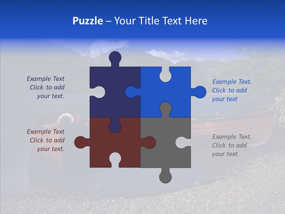 Landscape Lake England PowerPoint Template