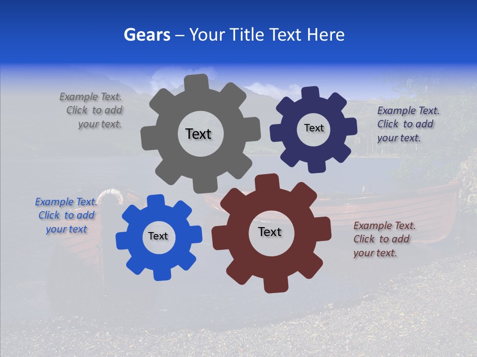 Landscape Lake England PowerPoint Template