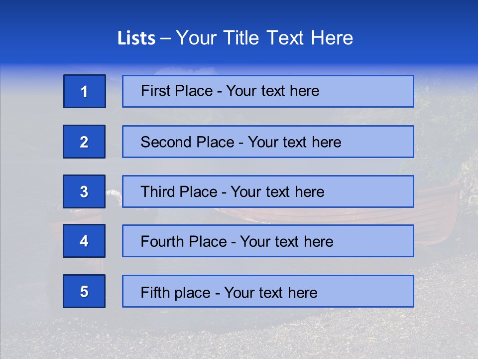 Landscape Lake England PowerPoint Template
