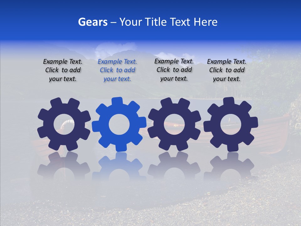 Landscape Lake England PowerPoint Template