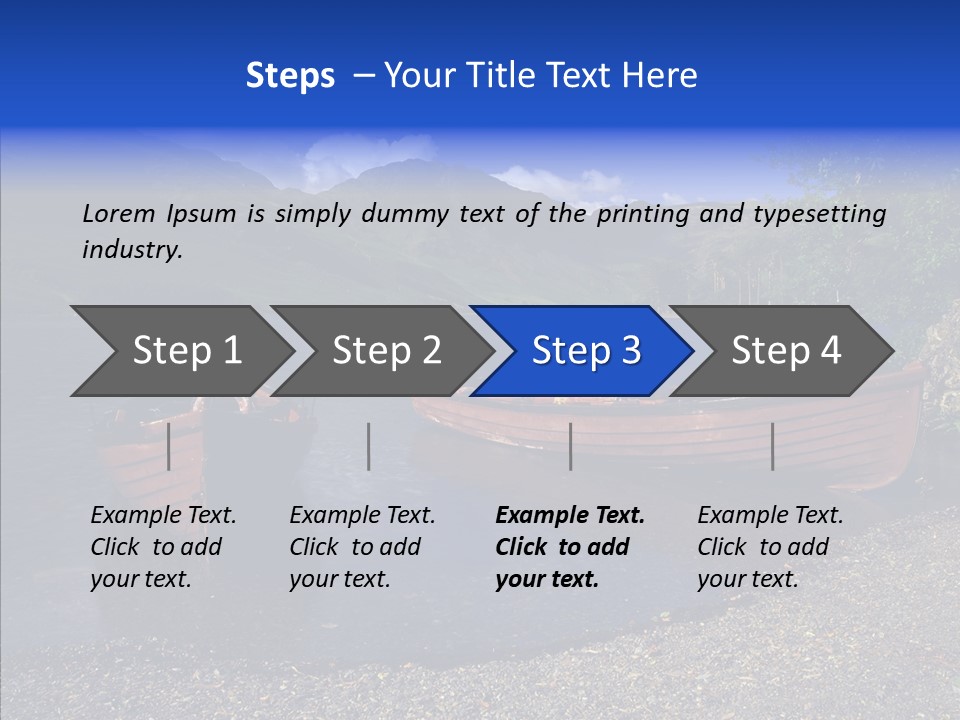 Landscape Lake England PowerPoint Template