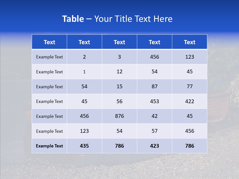 Landscape Lake England PowerPoint Template