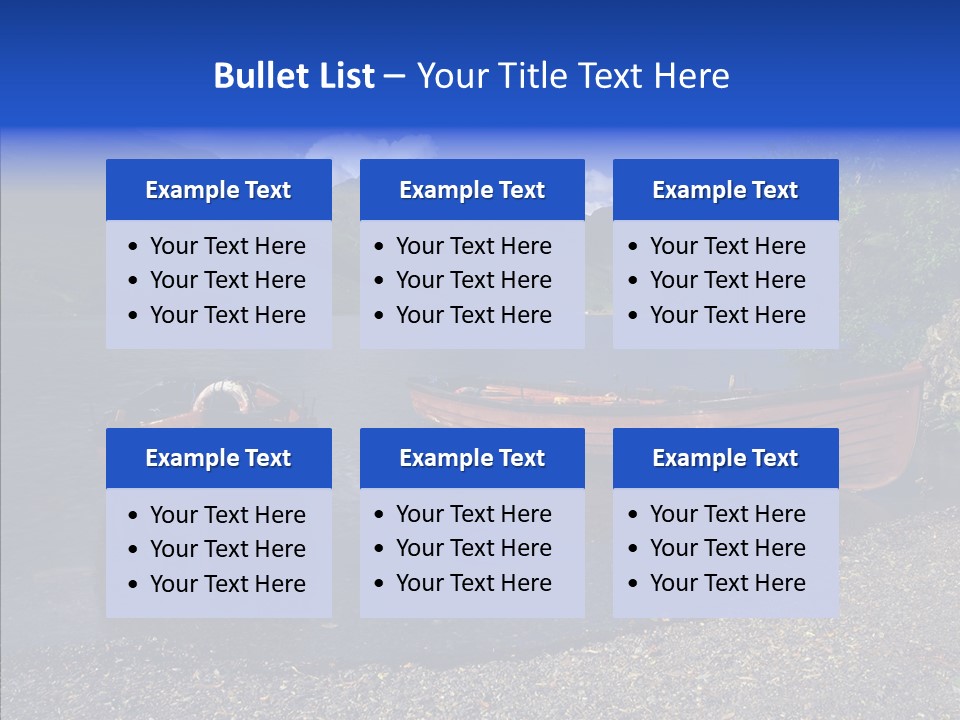 Landscape Lake England PowerPoint Template