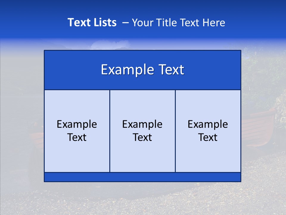 Landscape Lake England PowerPoint Template