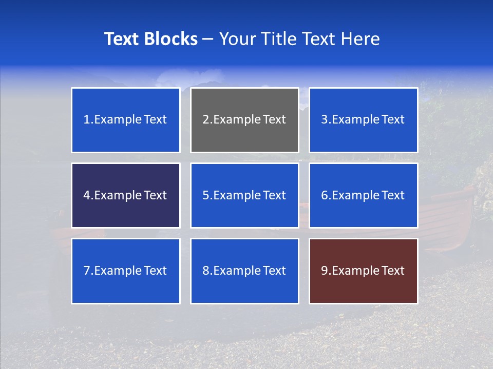 Landscape Lake England PowerPoint Template