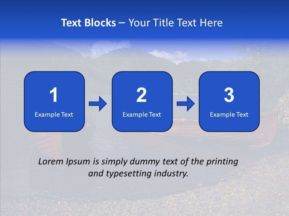 Landscape Lake England PowerPoint Template