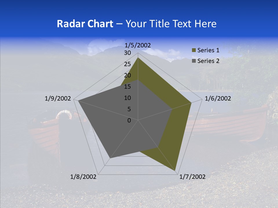 Landscape Lake England PowerPoint Template