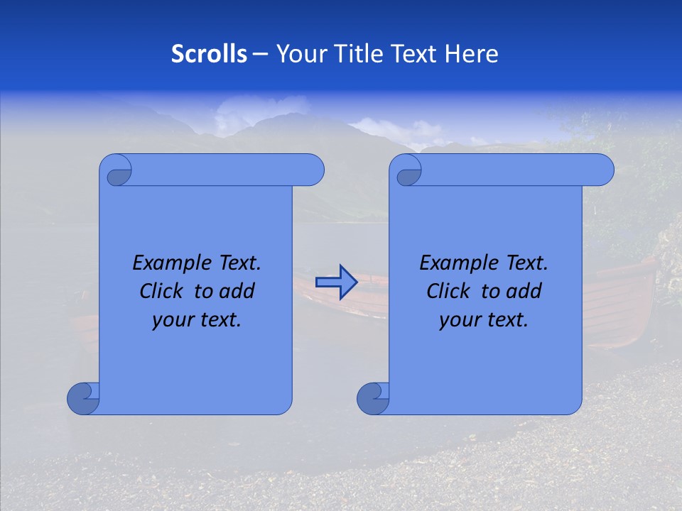Landscape Lake England PowerPoint Template
