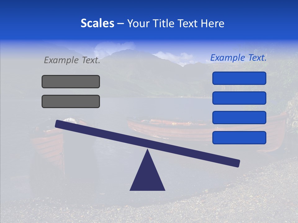Landscape Lake England PowerPoint Template