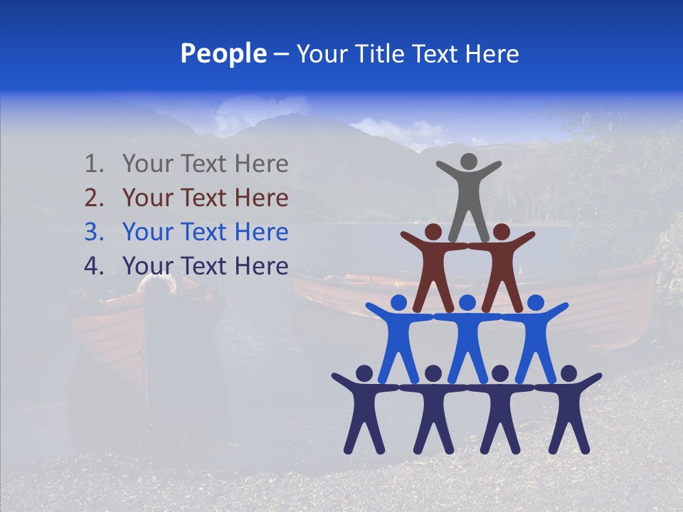 Landscape Lake England PowerPoint Template