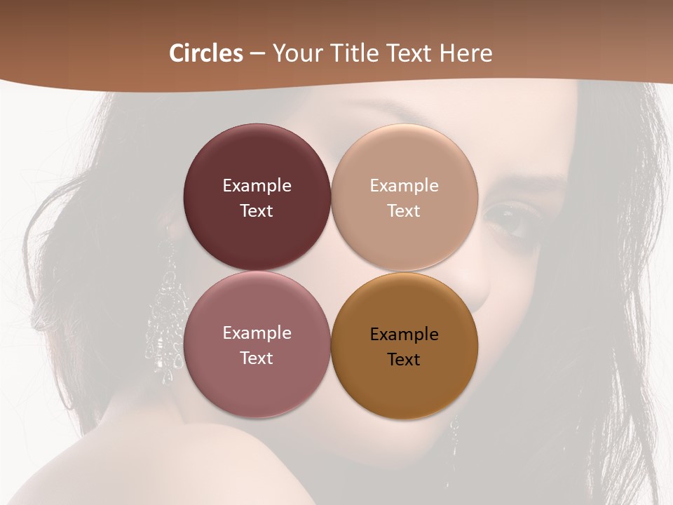 Attractive Clean Curly PowerPoint Template