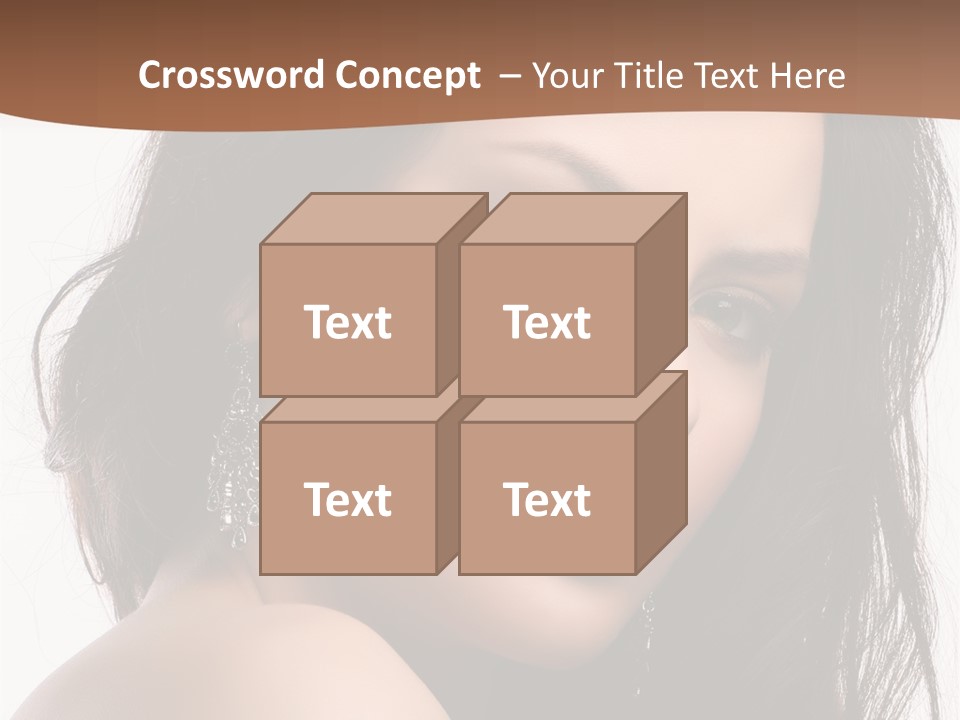 Attractive Clean Curly PowerPoint Template