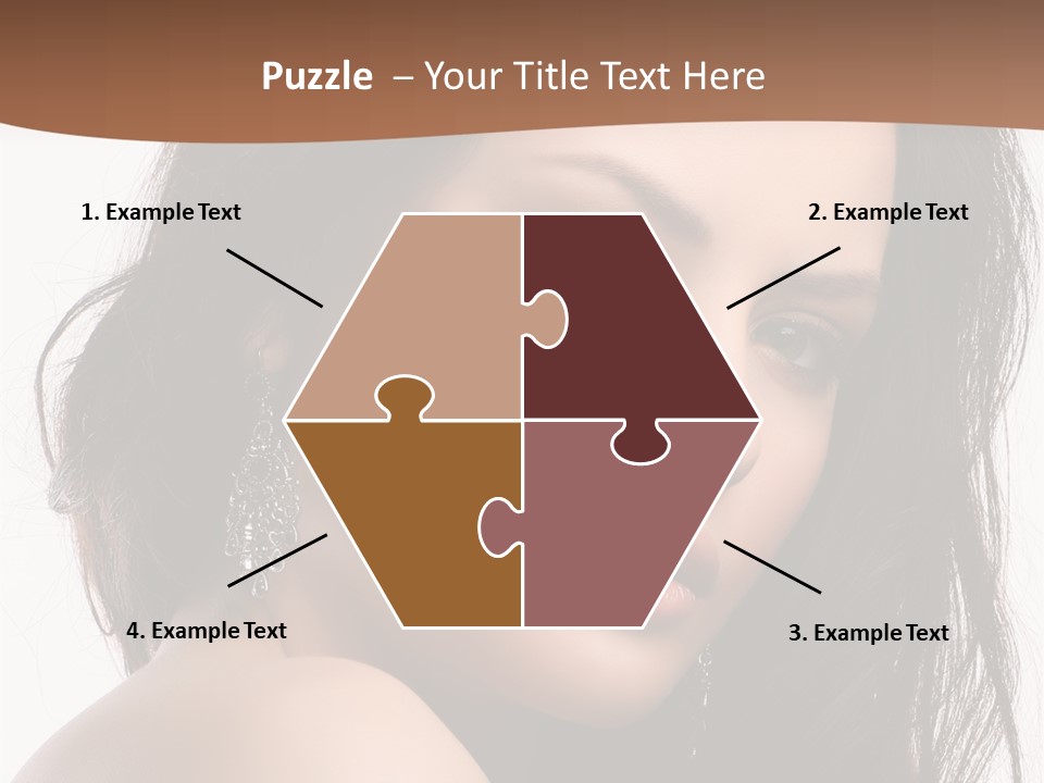 Attractive Clean Curly PowerPoint Template