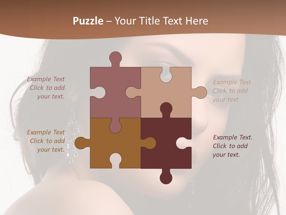 Attractive Clean Curly PowerPoint Template