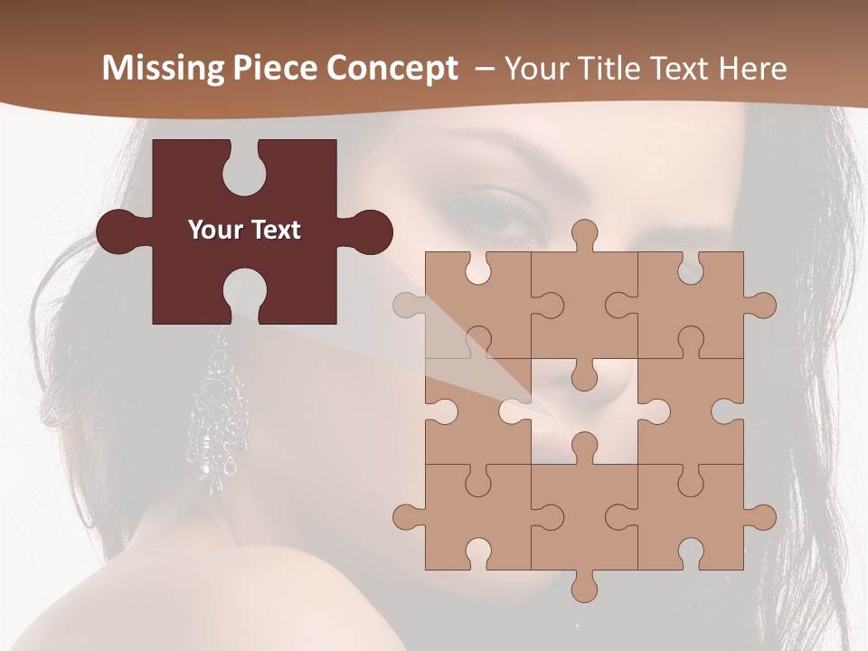 Attractive Clean Curly PowerPoint Template