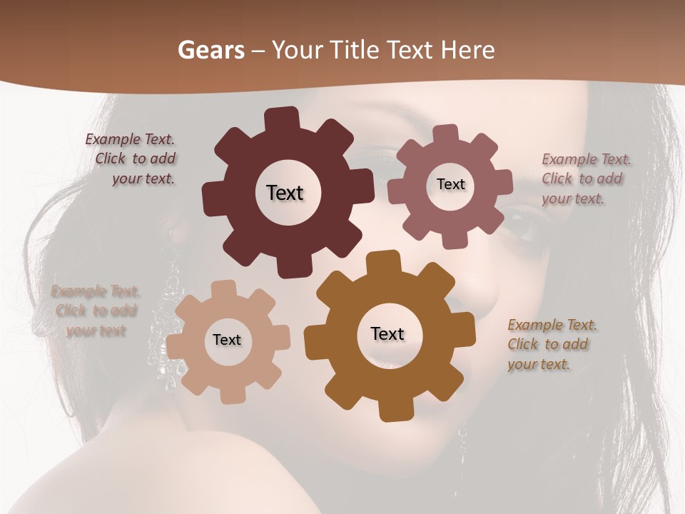 Attractive Clean Curly PowerPoint Template