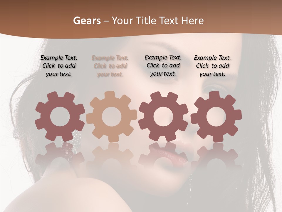 Attractive Clean Curly PowerPoint Template