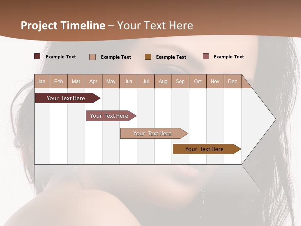 Attractive Clean Curly PowerPoint Template
