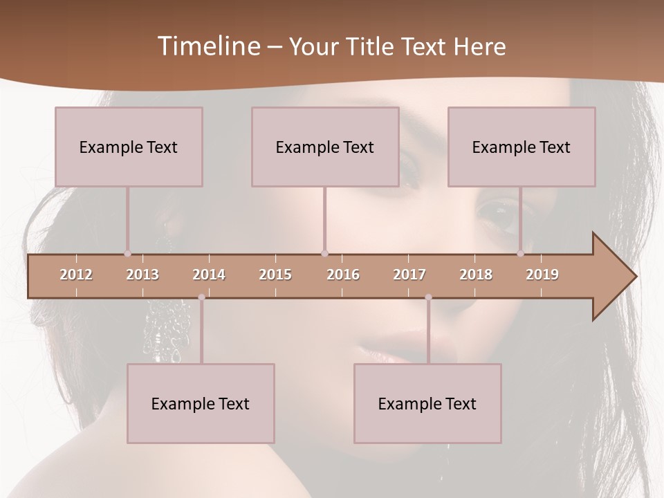 Attractive Clean Curly PowerPoint Template