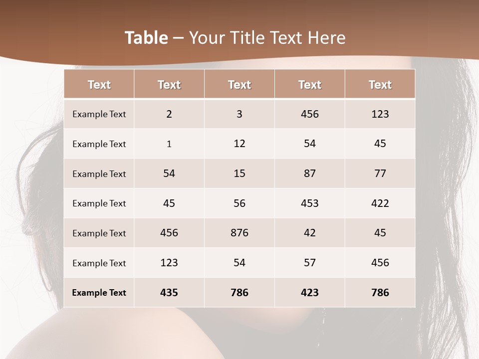 Attractive Clean Curly PowerPoint Template