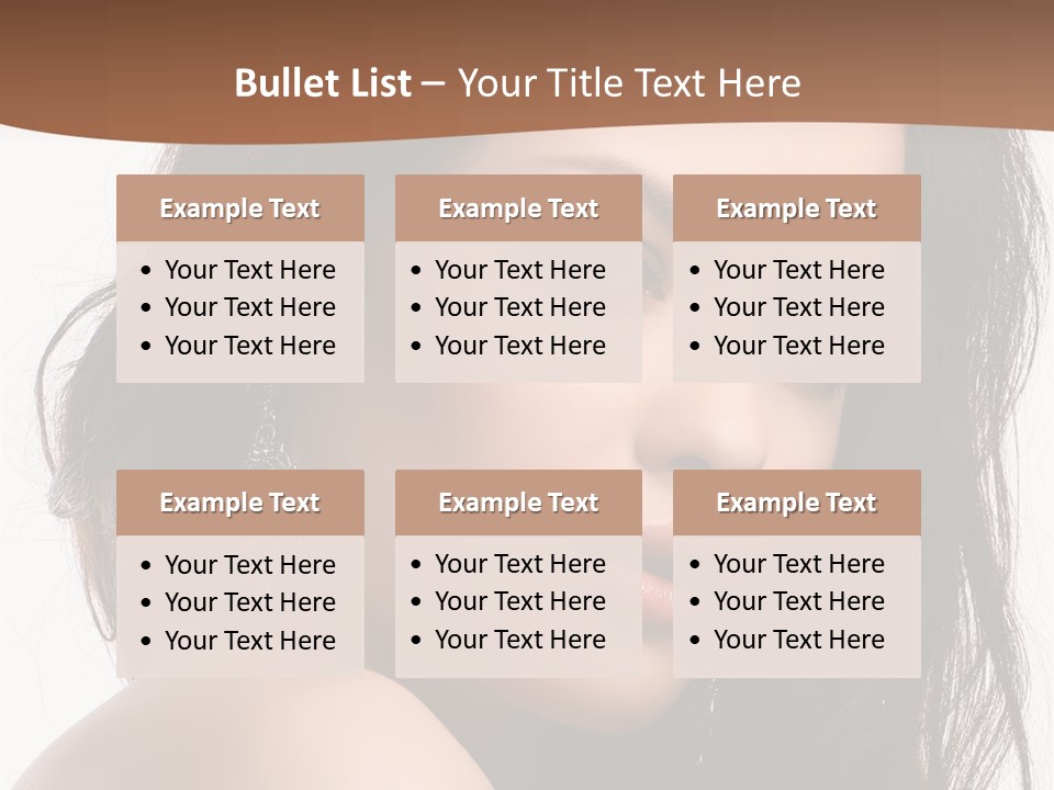 Attractive Clean Curly PowerPoint Template
