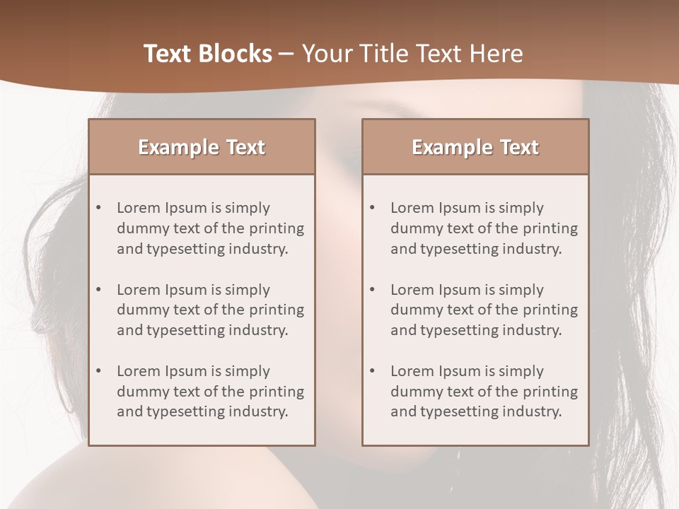 Attractive Clean Curly PowerPoint Template