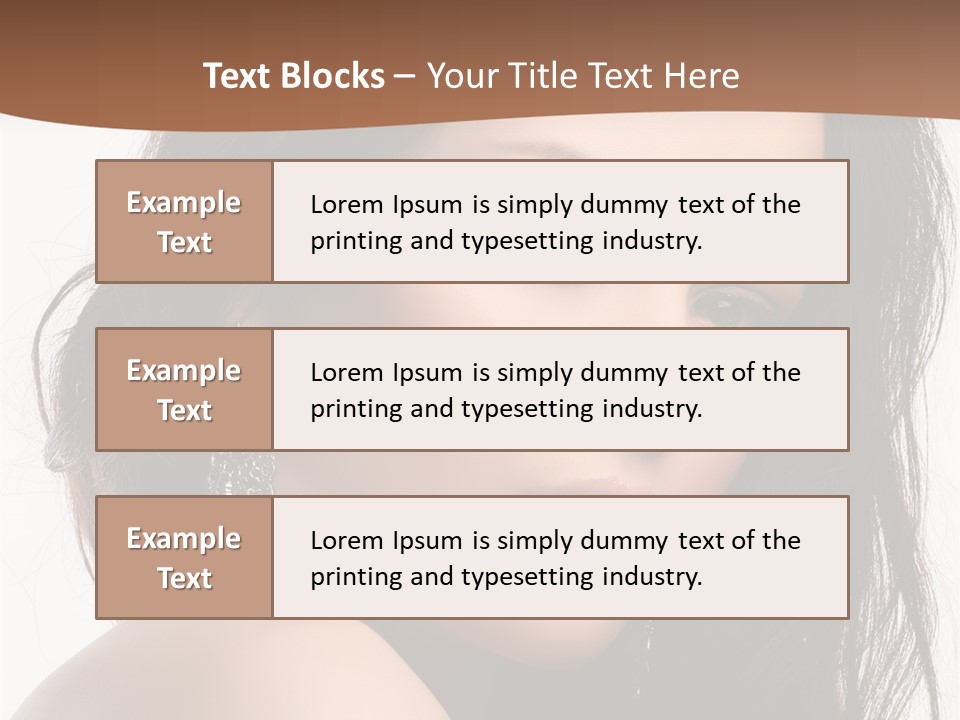 Attractive Clean Curly PowerPoint Template