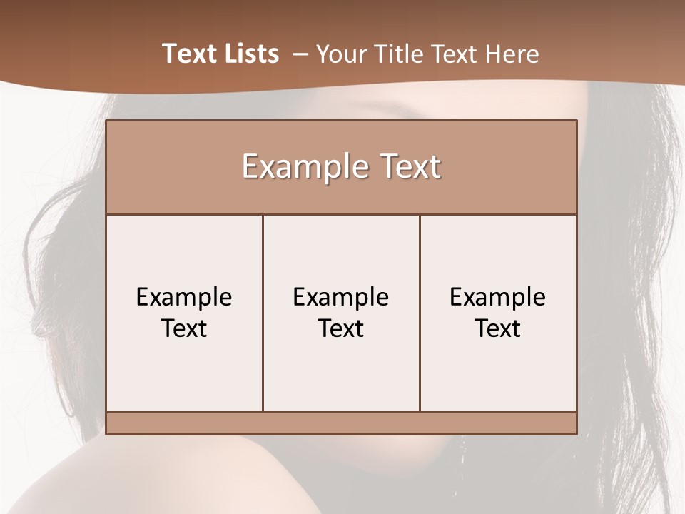 Attractive Clean Curly PowerPoint Template