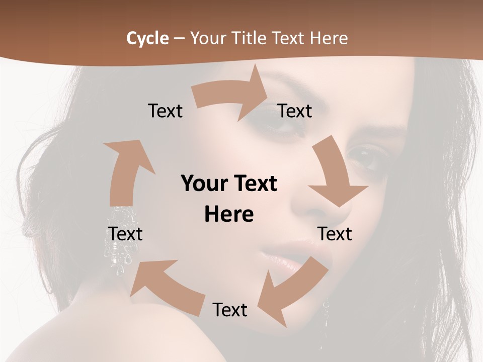 Attractive Clean Curly PowerPoint Template