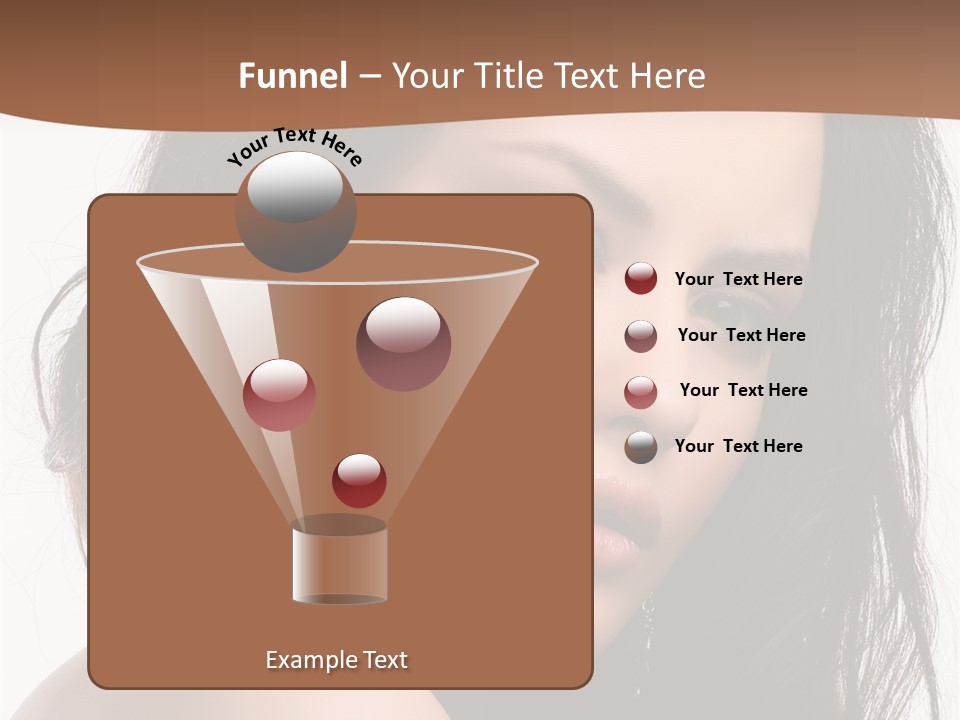 Attractive Clean Curly PowerPoint Template