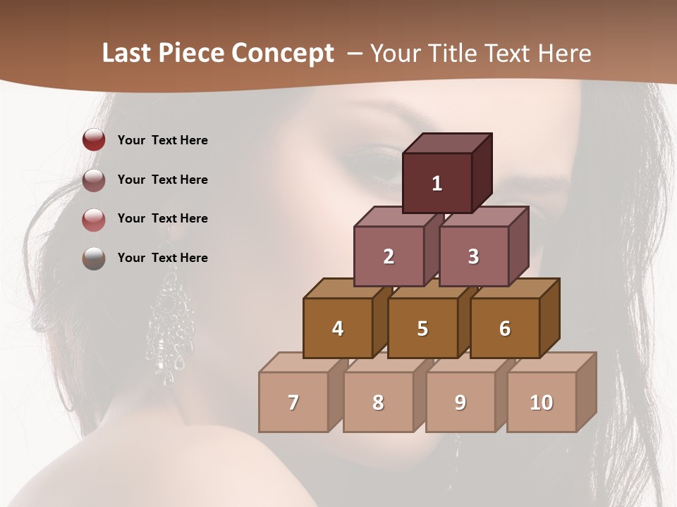 Attractive Clean Curly PowerPoint Template