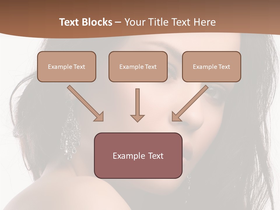 Attractive Clean Curly PowerPoint Template
