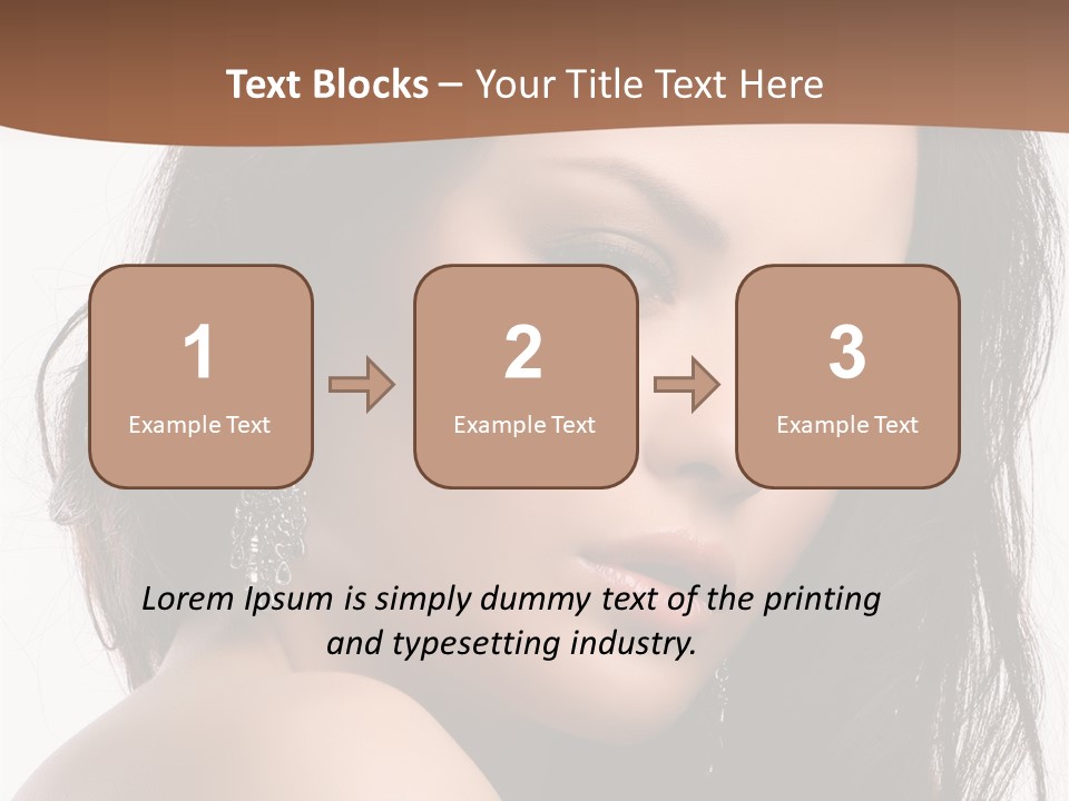 Attractive Clean Curly PowerPoint Template
