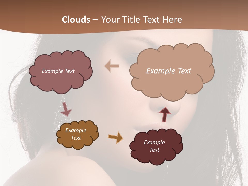 Attractive Clean Curly PowerPoint Template