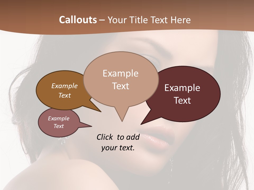 Attractive Clean Curly PowerPoint Template