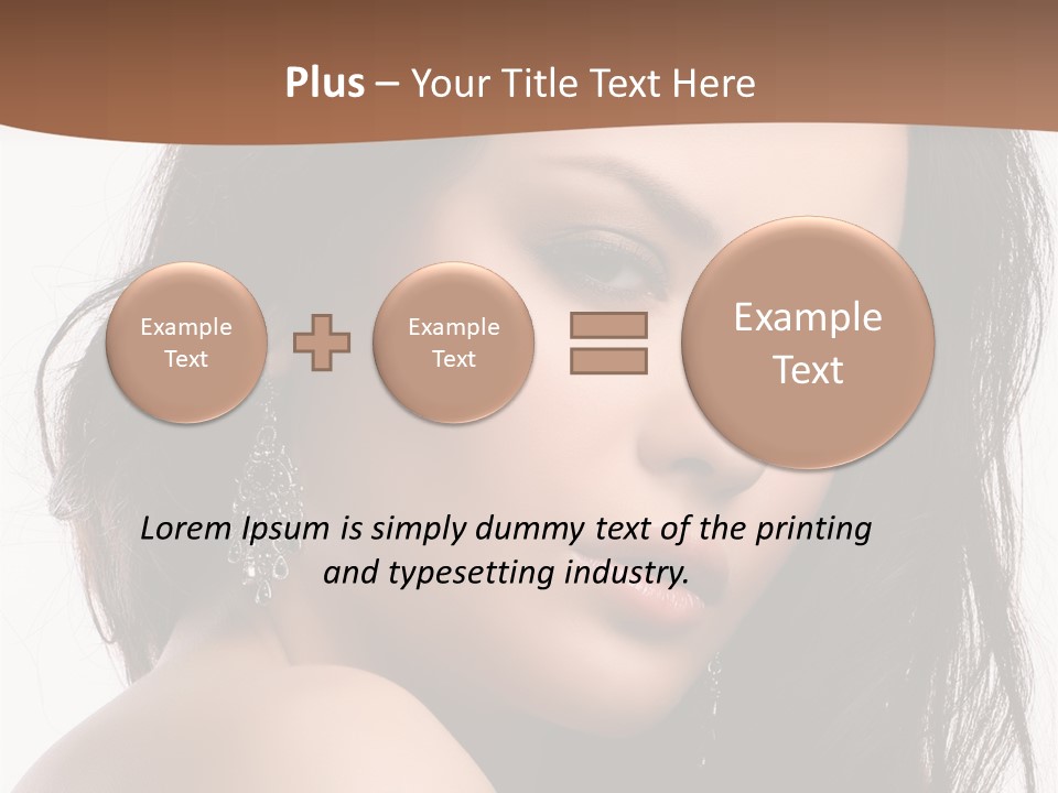 Attractive Clean Curly PowerPoint Template