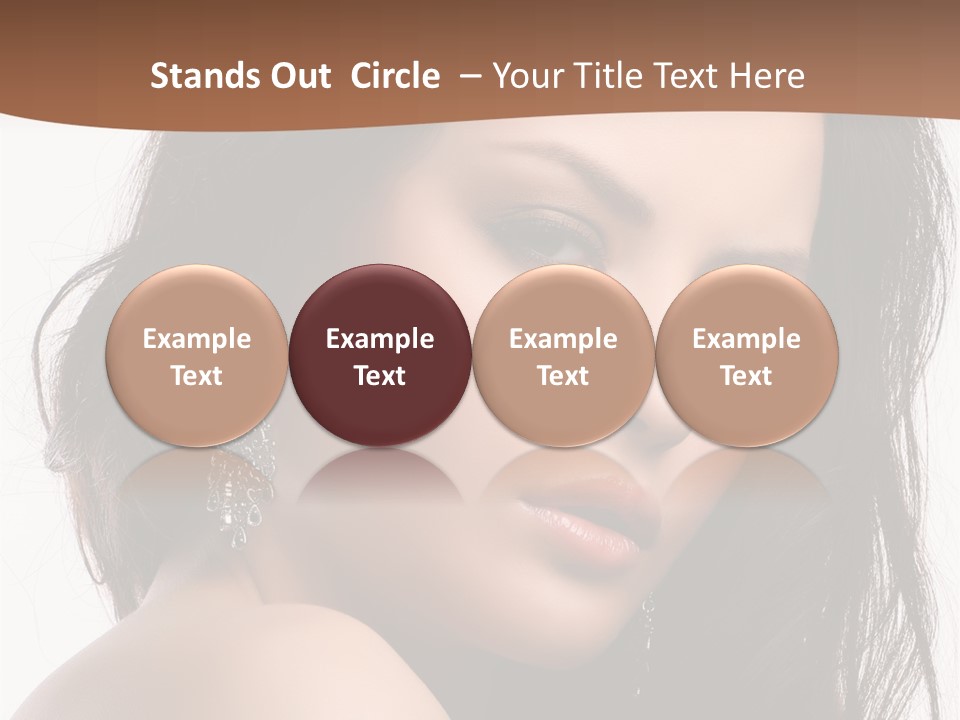 Attractive Clean Curly PowerPoint Template