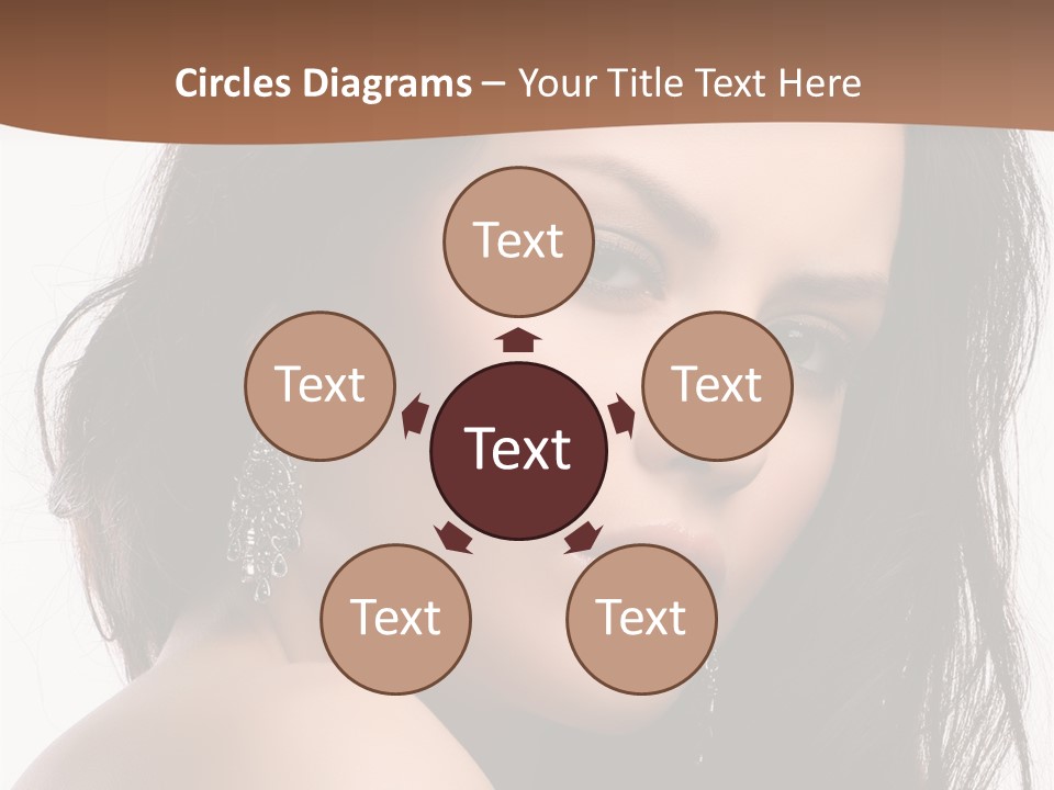 Attractive Clean Curly PowerPoint Template