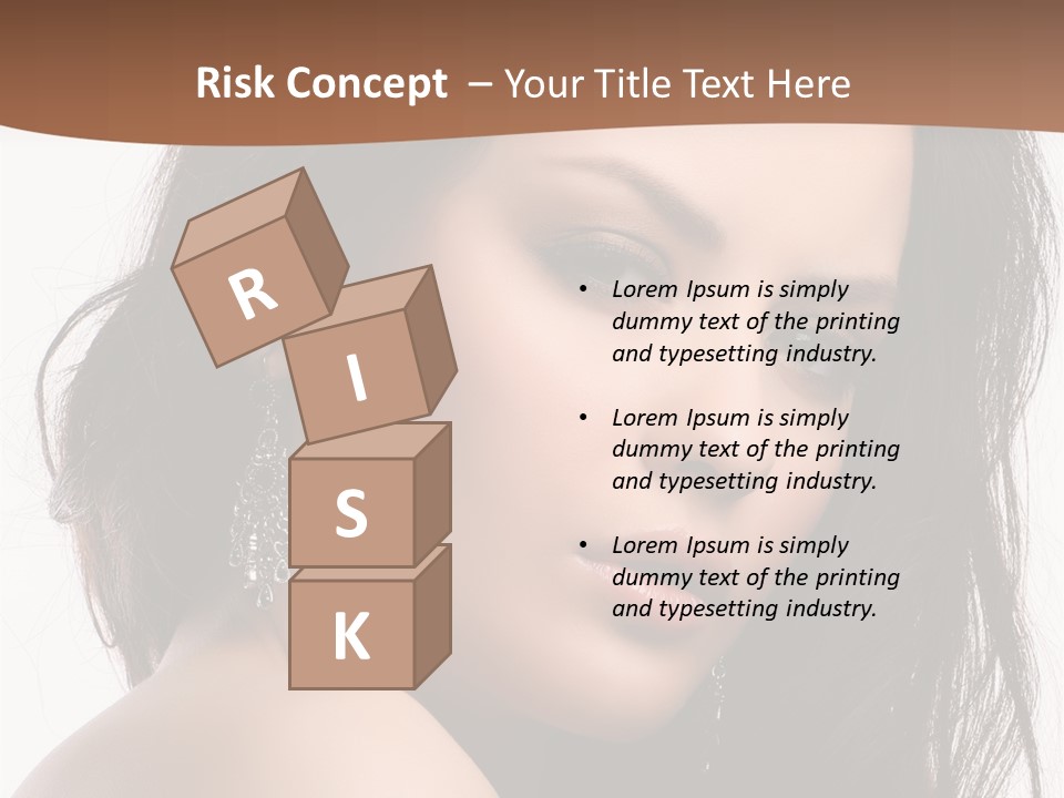 Attractive Clean Curly PowerPoint Template