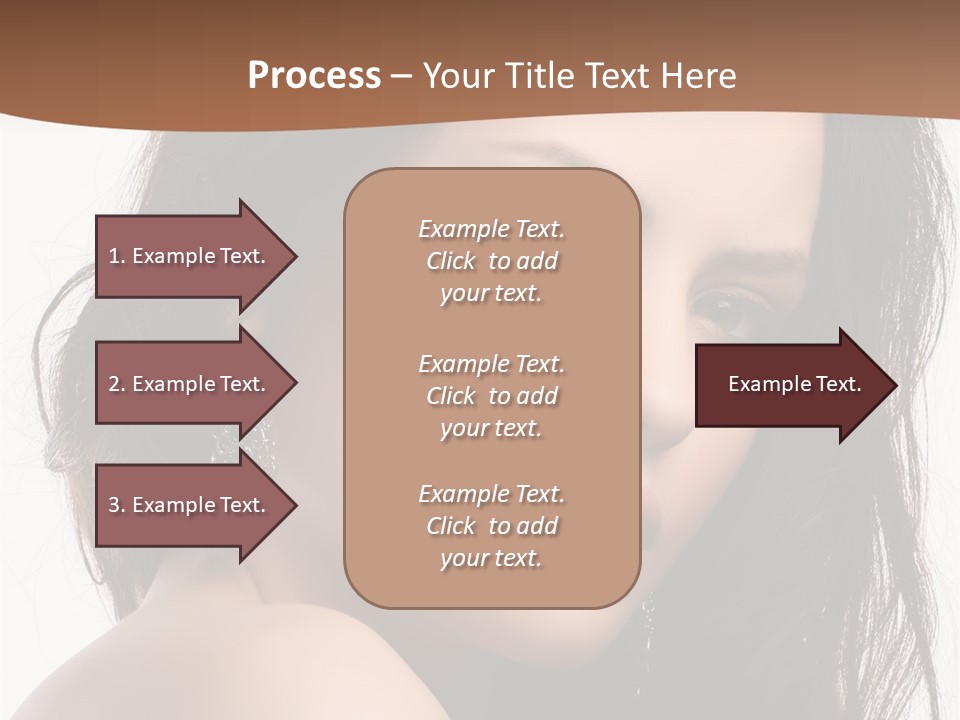 Attractive Clean Curly PowerPoint Template