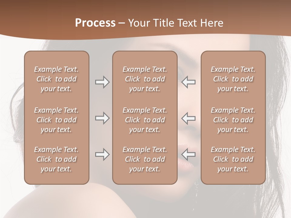 Attractive Clean Curly PowerPoint Template